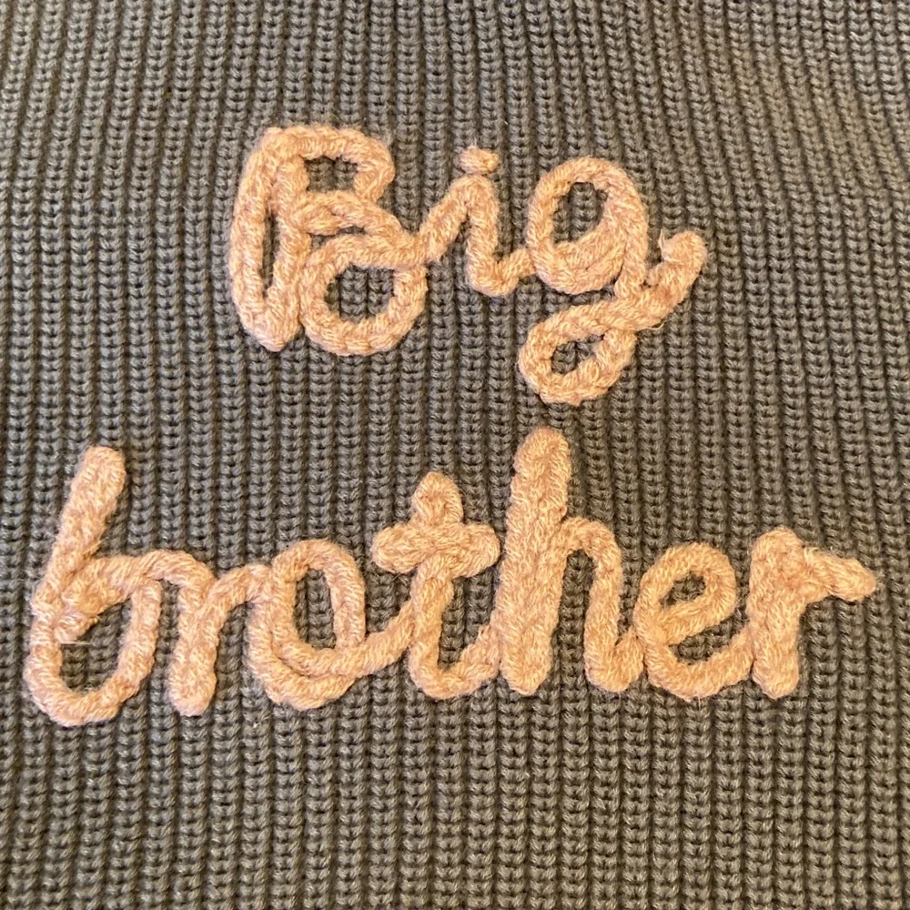 Boys Big Brother green brown long sleeve sweater - size 5T - Picture 2 of 5
